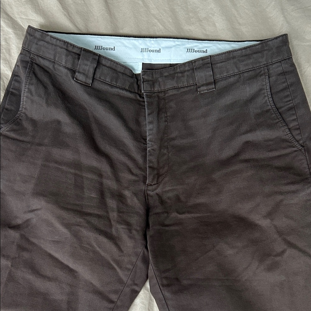 JJJound Brown Slim Cotton Chinos Pants